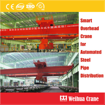 Overhead Crane for Steel Pipe Handling