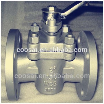 China manufacturer flanged pressure balanced plug valve