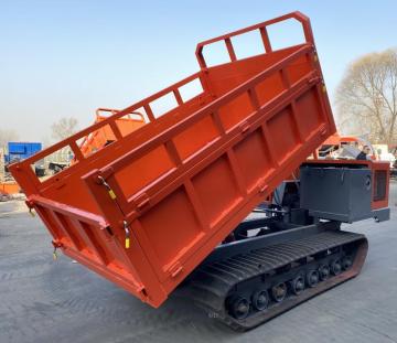 Crawler carrier rubber track dumpers