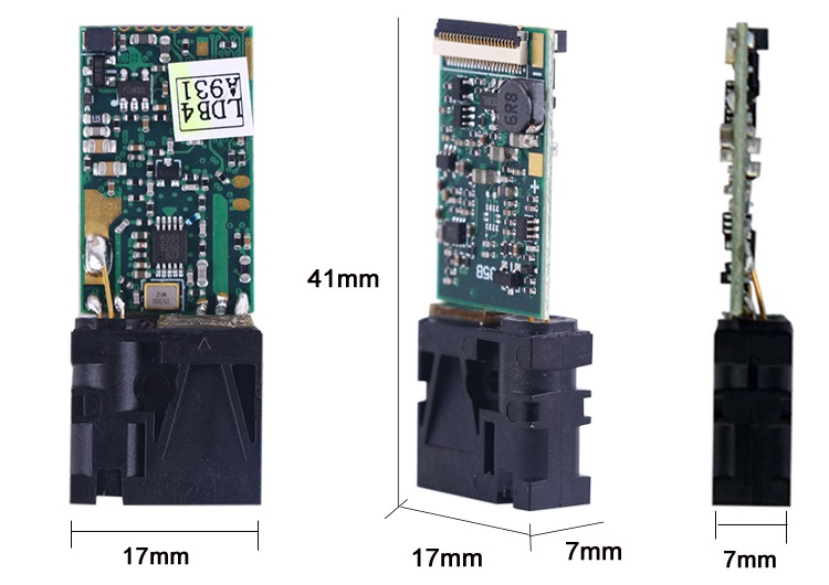 20m Optical Distance Sensor Size