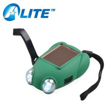 Mini Solar Animal Torch 2 LED Children Safety Mini Solar Torch