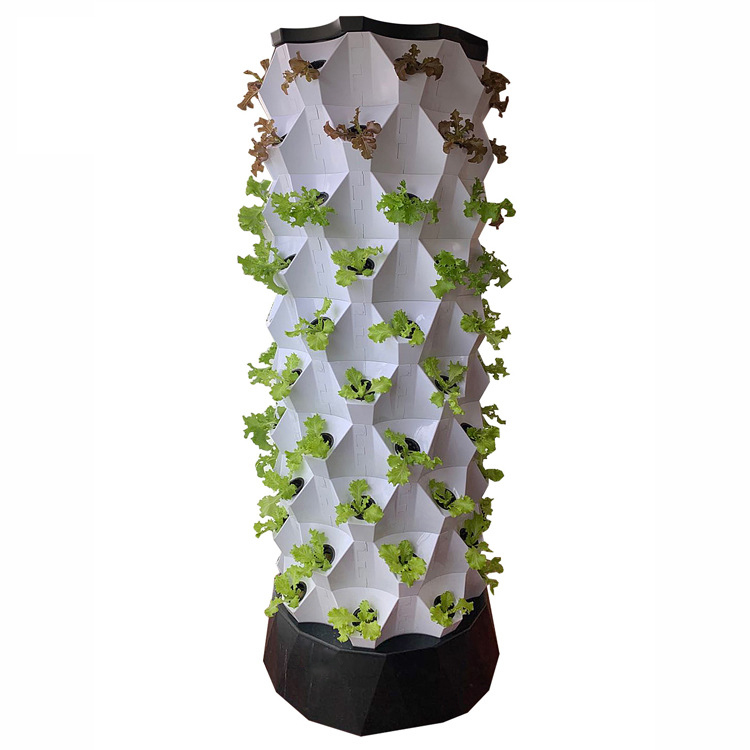 Vertical Tower Growing Systems column hydroponic