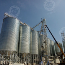 Environmentally friendly steel plate silo for grain reserves