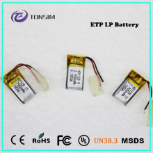 mini 50mAh 3.7V lithium ion battery, high quality rechargeable lithium polymer battery cell