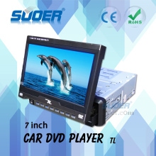 Suoer High Quality Multifunction 7 Inch Car DVD Player with Monitor DVD TV Player