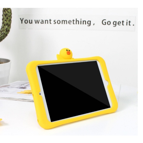 Housse de protection jaune-canard pour tablette iPad