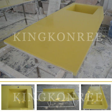 Oem Composite Acrylic Staron Solid Surface Kitchen Countertop / Solid Surface Worktop /solid Surface Vanitytop