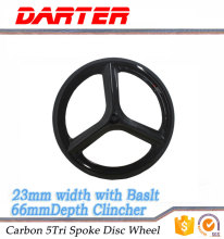 Cheap custom no deformation carbon tubular rims carbon fiber rear bike rims