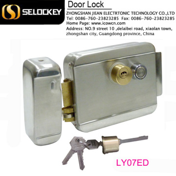 stainless steel camera door lock mechanical intercom door lock(LY07ED)