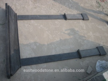 nature blue stone firepalce