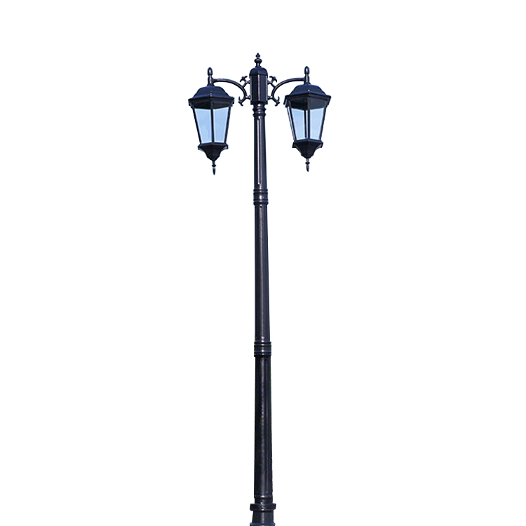 Modern pathway landscape post top street lamp 3m 30w outdoor led garden lighting pole lights fixtures