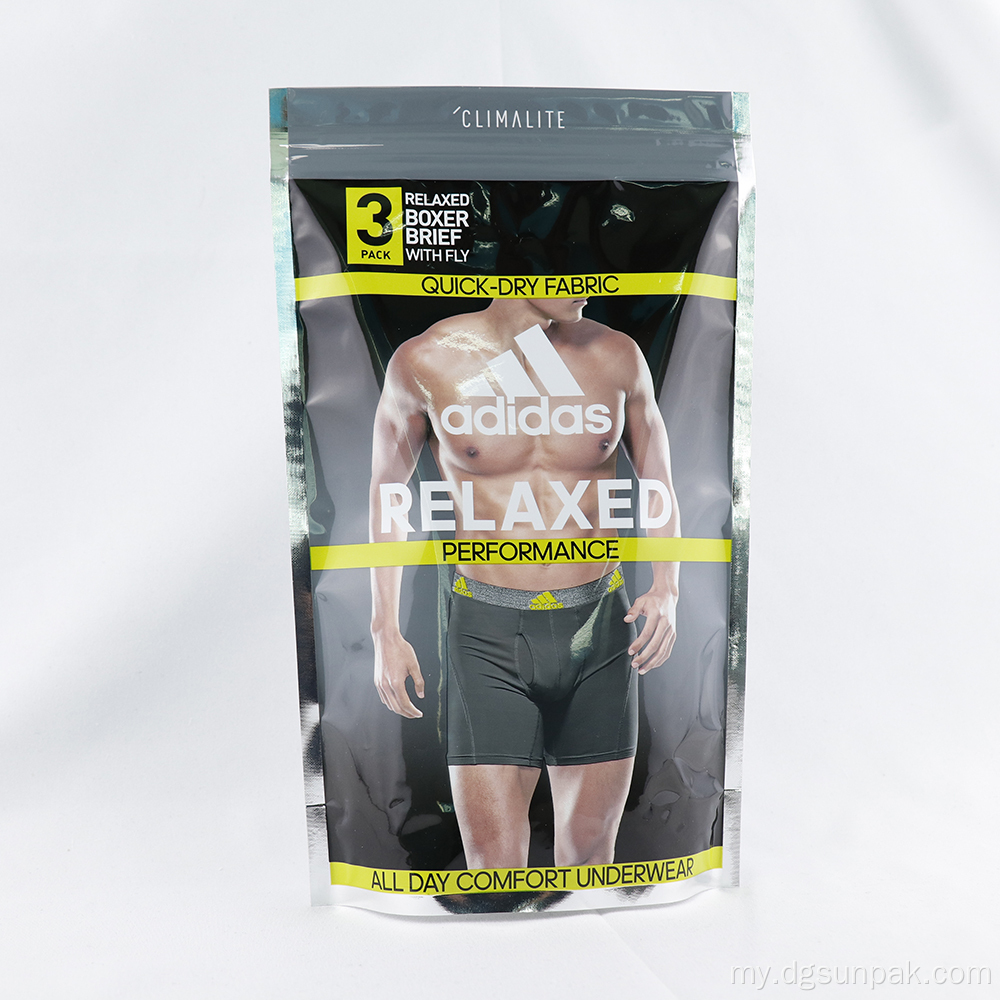 resealable zip lock Sachet သည်အိတ်အိတ်များပေါ်လာသည်