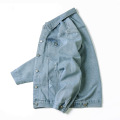 Simple Style Lightweight Denim Jacket Wholesale Custom