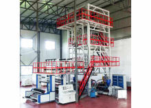 Upward rotation Blown film machine