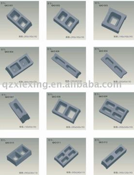 brick samples,block mould,block mould