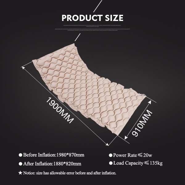 wholesale inflatable rubber bubble medical air mattress use for hospital bed