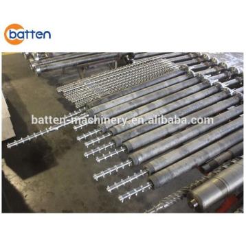 Single screw machine extruded aluminum pipe screw barrel