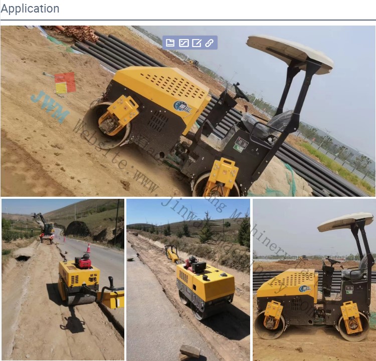 Double Drums Vibratory Road Roller