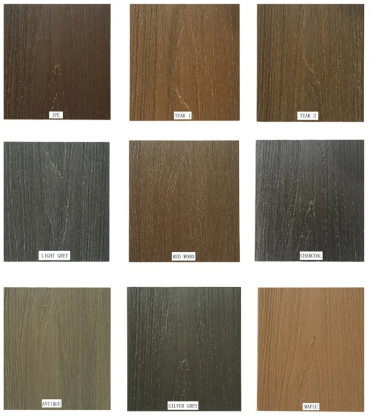 Eco-Friendly Wood Plastic Composite Waterproof Modern Design Outdoor Co-Extrusion Deck Wood