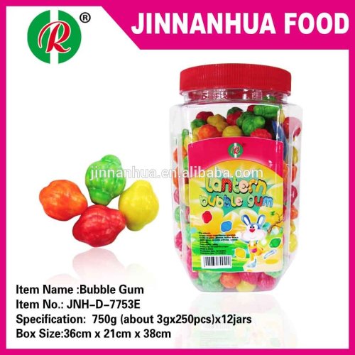 colorful lantern bubble gum