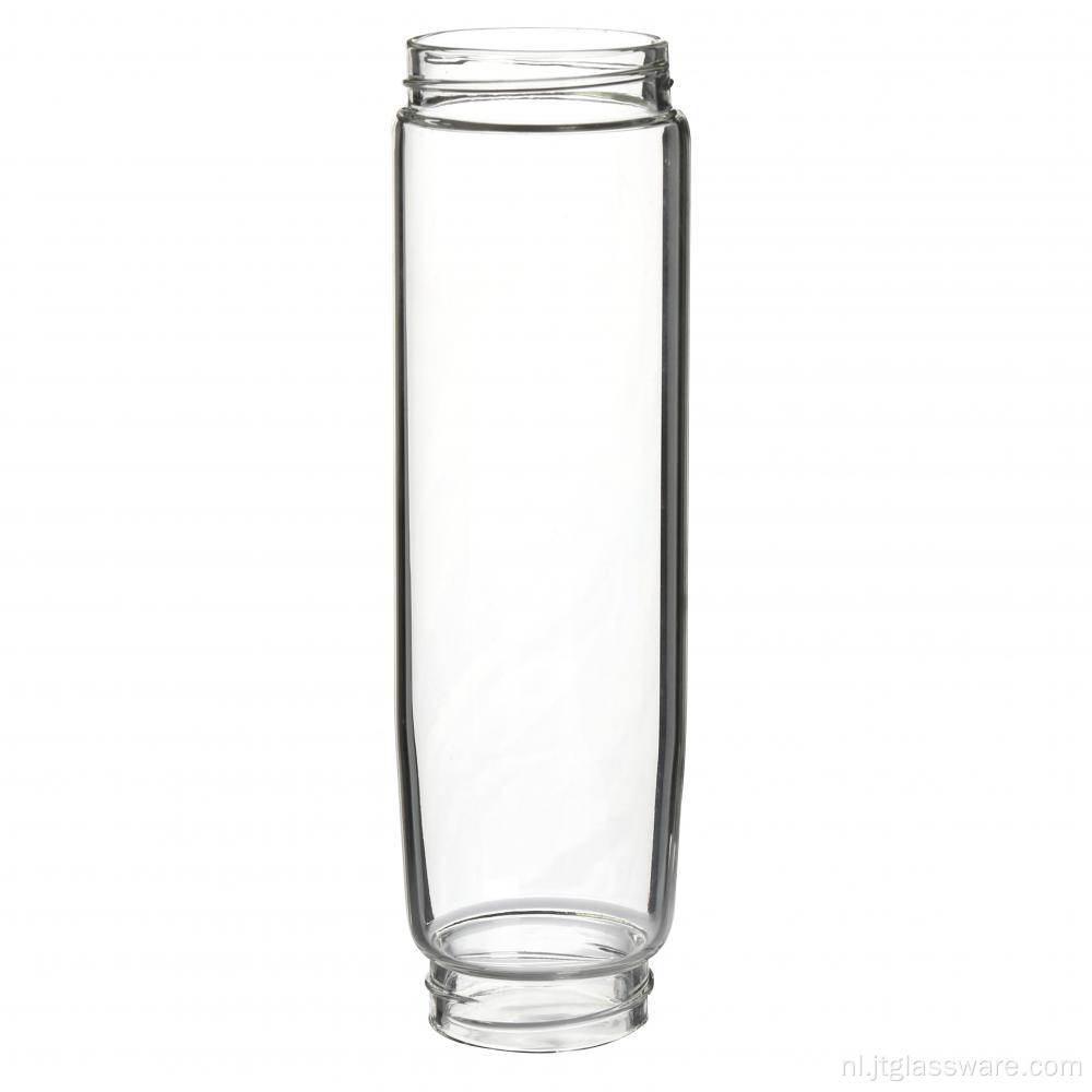 Waterfles/reisbeker van borosilicaatglas