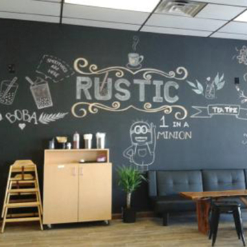 Frameless Advertising Display Decoration Chalkboard