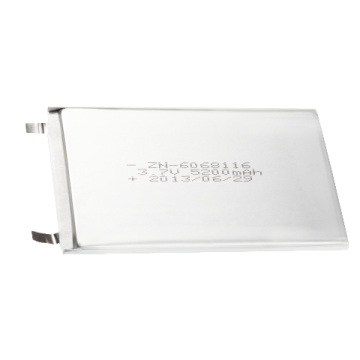 High capacity li-poly battery(6068116-5200mAh)