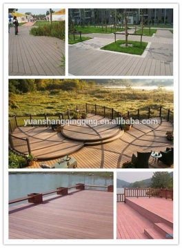 wood plastic composite outdoor deck flooring