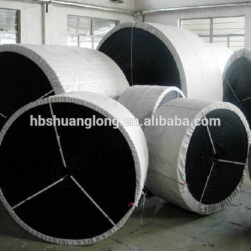 Polyester cotton core rubber conveyor belting