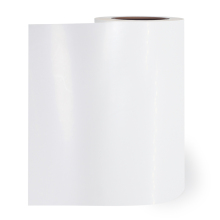 Glossy white PE label 80um