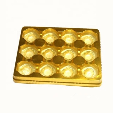 Golden Plastic PVC for Chocolate tray