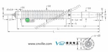 OIP Condenser transformer bushing for export