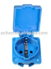 European waterproof socket