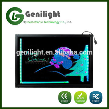 60*40 Advertising Acrylic Led Writing Board with a Fluorescent Pen