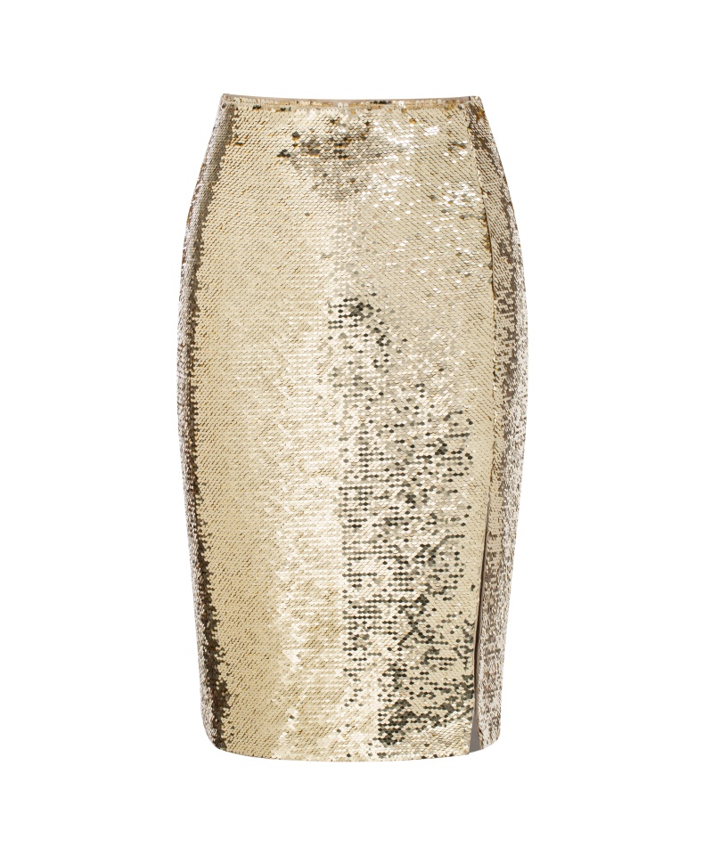 Ladies' Bikini Bottom Front Lining Sequins skirt