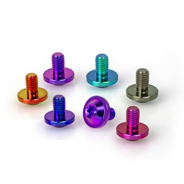 Customized Wholesale Titanium Bolts: M6x15 T30 Engine Bolts, Colored Torx Head and Nut