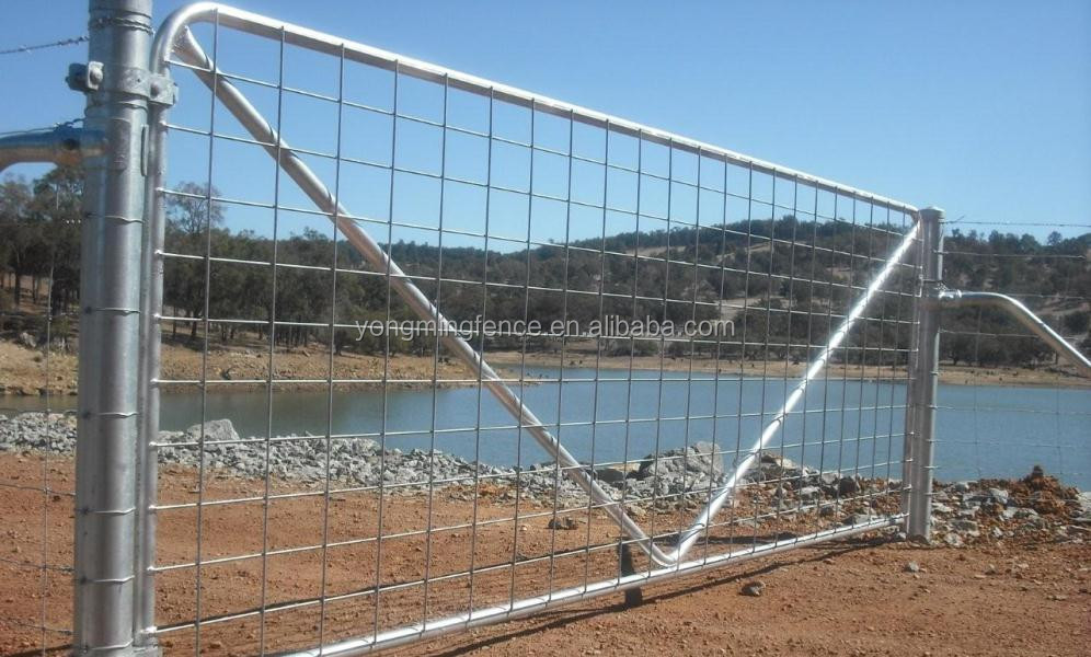 livestock fencing galvanized rural steel farm gate for sale