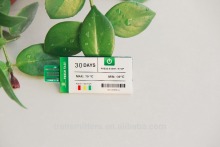 USB disposable temperature data TAG