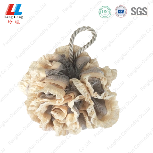 Wholesale microfiber net sponge lace bath ball