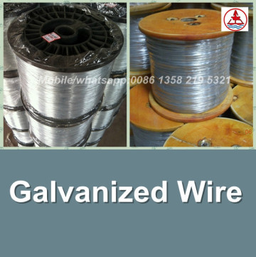 china anping factory Electro Galvanized Iron Wire on spool