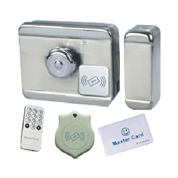 Automatic locking electric door cylinder lock