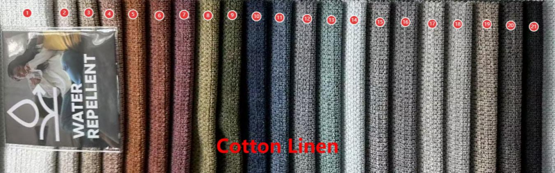 Linen Blend Fabric for SereneHaven Small Apartment Compression Sofa SereneHaven TILIA Linen Blend Fabric: OEKO-TEX Certified Hypoallergenic Upholstery for Small Apartment Modern Minimalist Compression Sofa