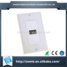 HDMI cable High quality hdmi dual port wall plate RJ45 made in China