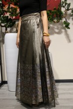 Heritage Silk Floral Vine Mamian Skirt