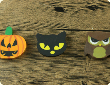 Lovely Christmas Halloween 3D Erasers