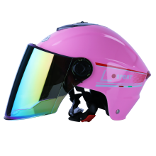 China Wholesale Double Lens Half Face Unisex Motorcycle Helmets