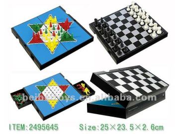 2 in 1 Magnetic Chess & Chinese checkers