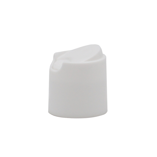 White Disc Top Cap For Bottles Shampoo Cap