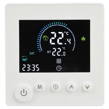 Glosok Indoor Power Saving Thermostat Temperature Controller for Electric 3A 90V-240V
