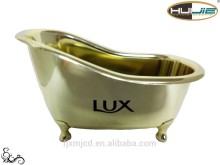Gold color mini bathtub , Plastic mini bathtub